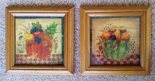 "FRUIT BOWL" FRAMED ART (set of 2) in Naperville, Illinois