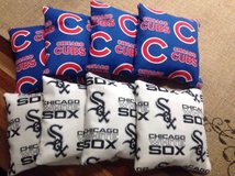 chicago cubs4/chicago white sox4 corn filled cornhole bean bags in Sugar Grove, Illinois
