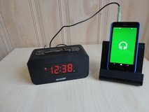 SHARP 9'' Big Digital Alarm Clock with Bluetooth Speaker ,3.5mm,Easy To Use. in New Lenox, Illinois