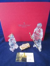 WATERFORD CRYSTAL Nativity Millennium Gold Holy Family Mary Jesus Joseph EXC BOX in Chicago, Illinois