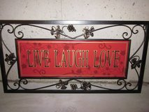 Metal Live Love Laugh Wall Art in Algonquin, Illinois