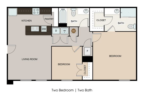 2-Bedroom with Modern Amenities and ADA Accessible in REmilitary